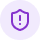Purple shield icon